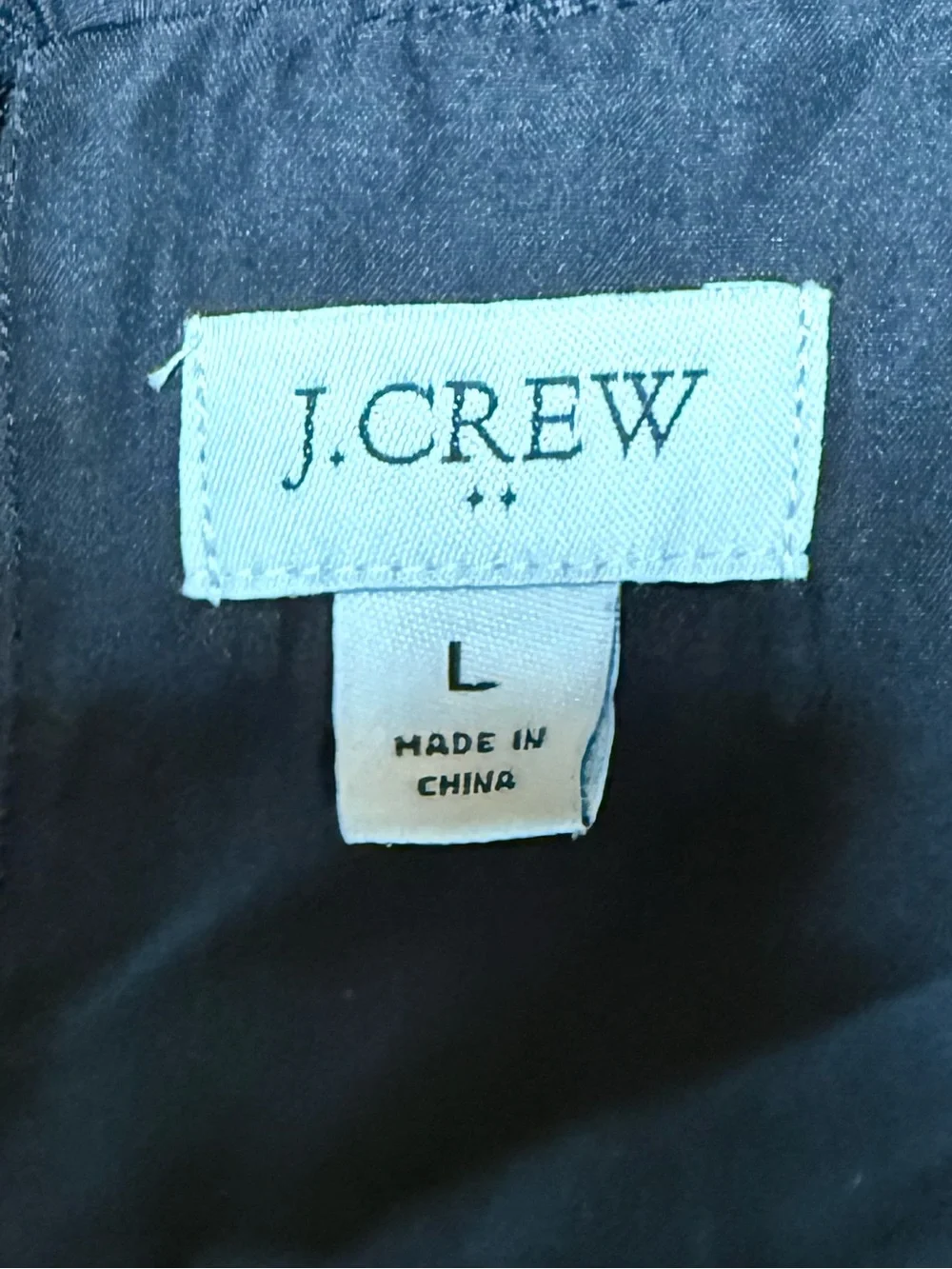J. Crew Black Sequin V-Neck Tank